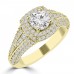 2.02 ct Ladies Round Cut Diamond Engagement Ring in 14 kt Yellow Gold 2.02 ct Ladies Round Cut Diamond Engagement Ring in 14 kt Yellow Gold